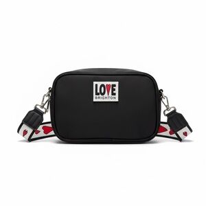 ❤️ Brighton Black Camera Bag with Heart Strap